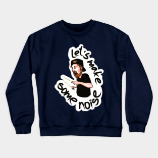 drummer shouting Crewneck Sweatshirt